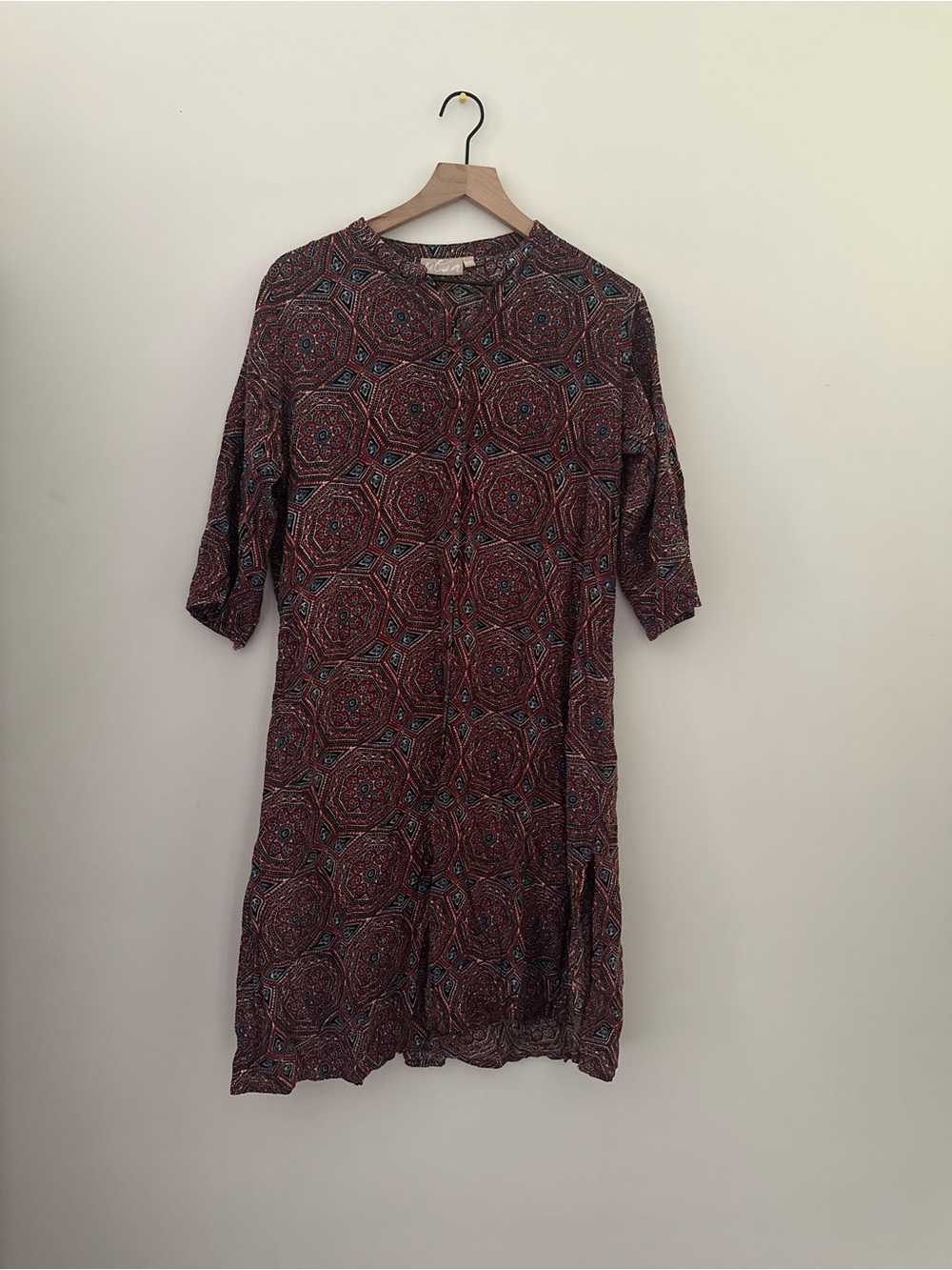 Bohemian Printed Red Kurti